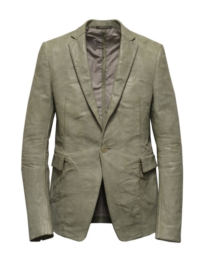 Carol Christian Poell suit jacket in grey kangaroo leather LM/2640P LM/2640P ROOMS-PTC/33