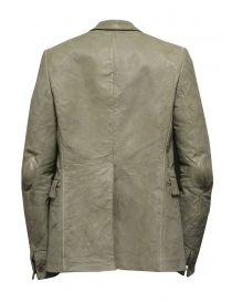 Carol Christian Poell suit jacket in grey kangaroo leather LM/2640P