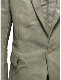 Carol Christian Poell suit jacket in grey kangaroo leather LM/2640P price