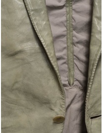 Carol Christian Poell giacca in pelle di canguro grigia LM/2640P acquista online prezzo