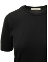 Goes Botanical black Merino wool t-shirt 135D NERO price