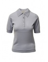 Goes Botanical polo shirt in light blue Merino wool buy online 139D 4356 AZZURRO