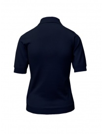 Goes Botanical polo shirt in blue Merino wool buy online