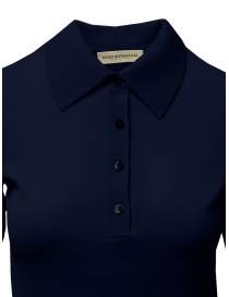 Goes Botanical polo shirt in blue Merino wool price