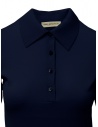 Goes Botanical polo shirt in blue Merino wool 139D 3343 BLU price