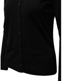 Goes Botanical black cardigan in Merino wool buy online