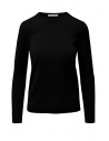 Goes Botanical black Merino wool sweater buy online 141D NERO