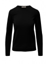 Goes Botanical maglia in lana Merino nera acquista online 141D NERO