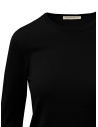 Goes Botanical black Merino wool sweater 141D NERO price