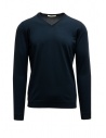 Goes Botanical petroleum blue V-neck pullover buy online 102 4355 PETROLIO