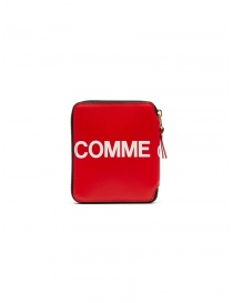 Comme des Garçons portafoglio in pelle rossa con logo SA2100HL HUGE LOGO RED order online