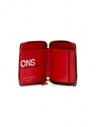Comme des Garçons portafoglio in pelle rossa con logoshop online portafogli