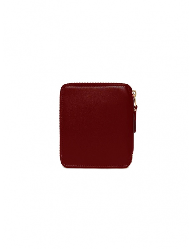 Comme Des Garcons Comme Des Garçons Sa2100 Black Leather Square Zip-Around Wallet. main image 0