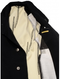 Carol Christian Poell OM/2658B cappotto nero pesante acquista online prezzo