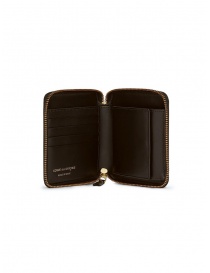 Comme des Garçons wallet in brown leather