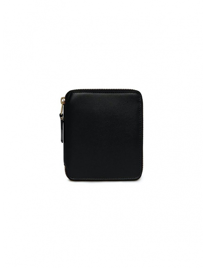 Comme des Garçons portafoglio quadrato in pelle nera SA2100 BLACK portafogli online shopping