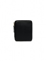 Comme des Garçons portafoglio quadrato in pelle nera acquista online SA2100 BLACK