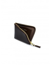 Comme des Garçons small brown leather wallet buy online