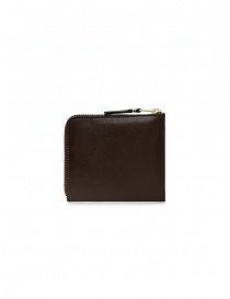 Comme des Garçons small brown leather wallet price
