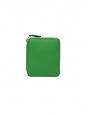 Comme des Garçons green leather wallet SA2100