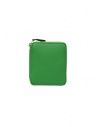 Comme des Garçons green leather wallet SA2100 buy online SA2100 GREEN