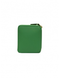 Comme des Garçons green leather wallet SA2100 price