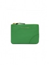 Comme des Garçons green leather pouch SA8100 buy online SA8100 GREEN