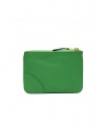 Comme des Garçons green leather pouch SA8100 SA8100 GREEN price