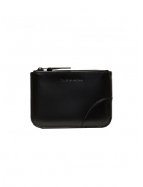 Wallets online: Comme des Garçons SA8100VB pouch in black leather