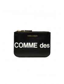 Wallets online: Comme des Garçons SA8100HL black pouch with logo