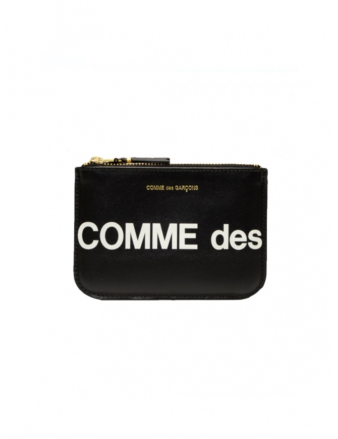 Comme des Garçons SA8100HL bustina nera con logo SA8100HL BLACK Comme des Garçons SA8100HL bustina nera con logo SA8100HL BLACK portafogli online shopping
