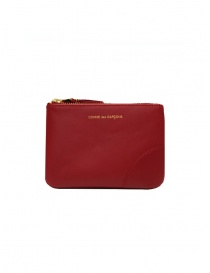 Comme des Garçons bustina rossa in pelle SA8100 RED ordine online