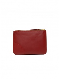 Comme des Garçons red leather wallet