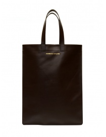 Comme des Garçons brown leather tote bag online