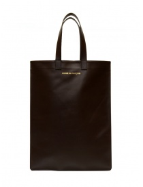 Comme des Garçons tote bag marrone in pelle SA 9002 BROWN ordine online