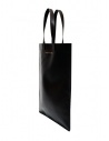 Comme des Garçons borsa tote bag nera in pelleshop online borse