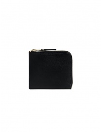 Portafogli online: Comme des Garçons SA3100 mini portamonete nero in pelle
