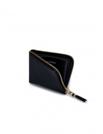 Comme des Garçons SA3100 mini black leather purse