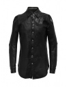 Carol Christian Poell black leather shirt shop online mens shirts