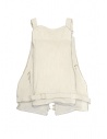 Carol Christian Poell JM/2573 vest-bag in white denim JM/2573-IN KIT-BW/110 price