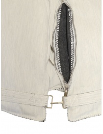 Carol Christian Poell JM/2573 gilet-borsa in denim bianco acquista online prezzo