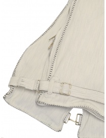 Carol Christian Poell JM/2573 gilet-borsa in denim bianco acquista online prezzo