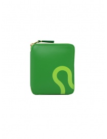 Wallets online: Comme des Garçons Ruby Eyes green wallet with snake