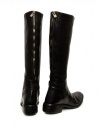 Carol Christian Poell AF/0991L black diagonal zip knee high boots AF/0991L-IN CORS-PTC/010 buy online