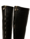 Carol Christian Poell AF/0991L black diagonal zip knee high boots price AF/0991L-IN CORS-PTC/010 shop online