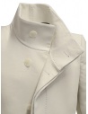 Carol Christian Poell cappotto bianco a collo altoshop online cappotti uomo