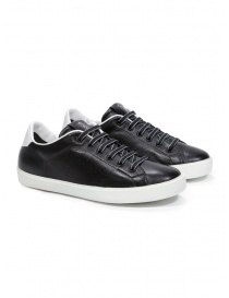 Leather Crown W_LC06_20106 sneakers nere in pelle W LC06 20106 order online