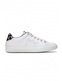 Leather Crown W_LC06_20113 sneakers bianche tallone maculato acquista online