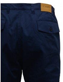 Camo pantaloni blu con tasche militari frontali prezzo