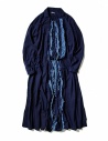 Kapital vestito blu indaco con rouches acquista online EK-641 IDG
